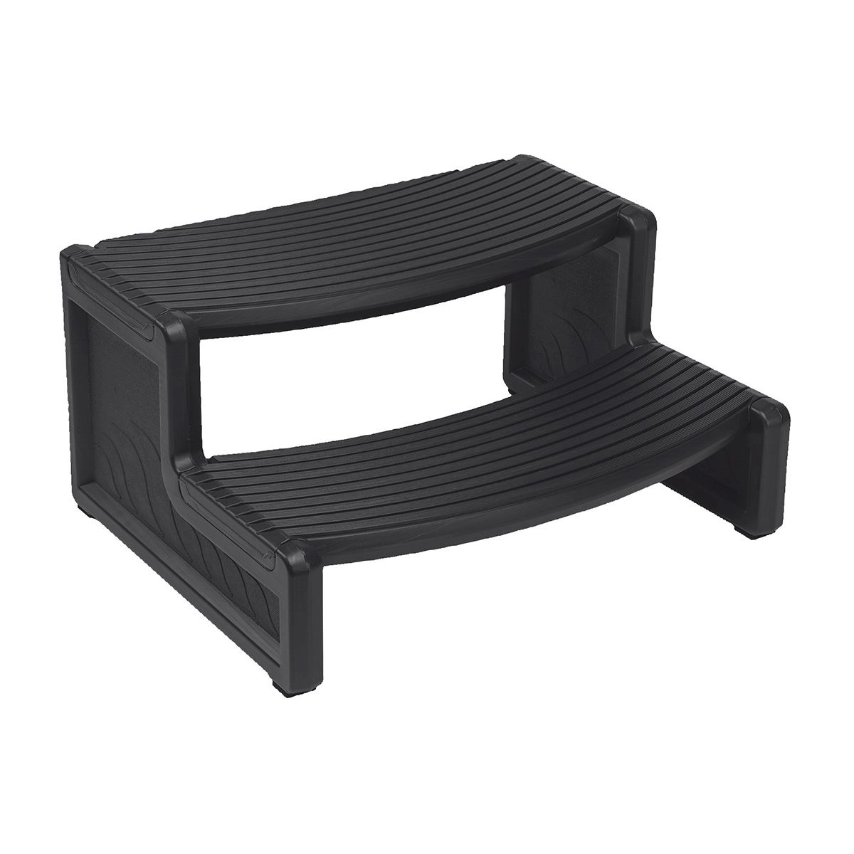Escalier PVC Pour Spas Black 1 Escalier PVC Pour Spas Black