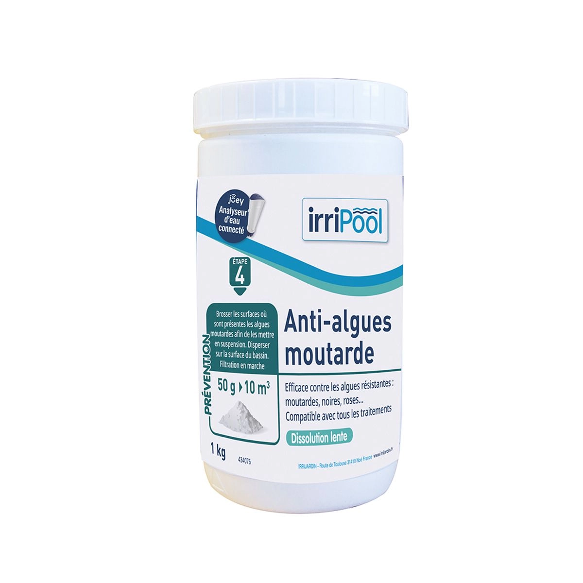 Anti-algues Moutarde 1 Kg Irripool 1 Anti-algues Moutarde 1 Kg Irripool