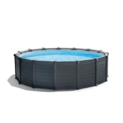 Piscine Hors-sol Graphite Ø4,78 X 1,24 M Intex