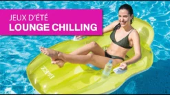Matelas Gonflable Lounge Piscine Chilling Intex -Intex Soldes thumbnail 164326